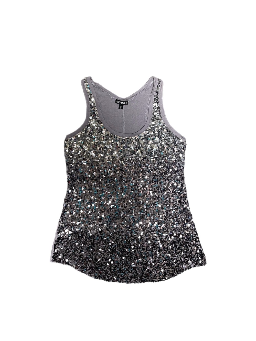 Y2K Early 2000s EXPRESS Sequins Tank Top